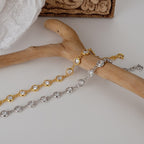 Armband mit facettierten Perlengliedern B1041