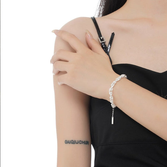 Schweres koreanisches Gliederarmband B1023