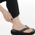 Perlenarmband mit mehreren Ketten B1019
