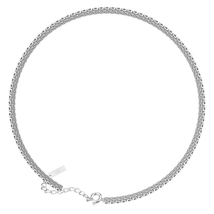 Iced Out Tennis Bling Halskette N1007