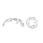 Strukturierte unregelmäßige Ohrstecker E1202