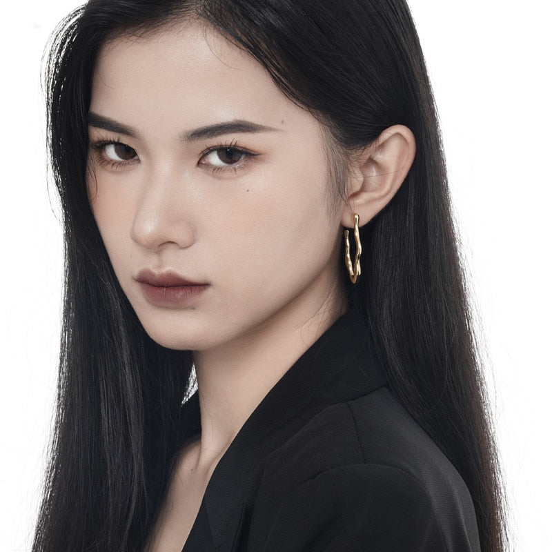 Freiform-Filigran-Ohrstecker E1233