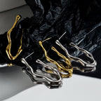 Freiform-Filigran-Ohrstecker E1233