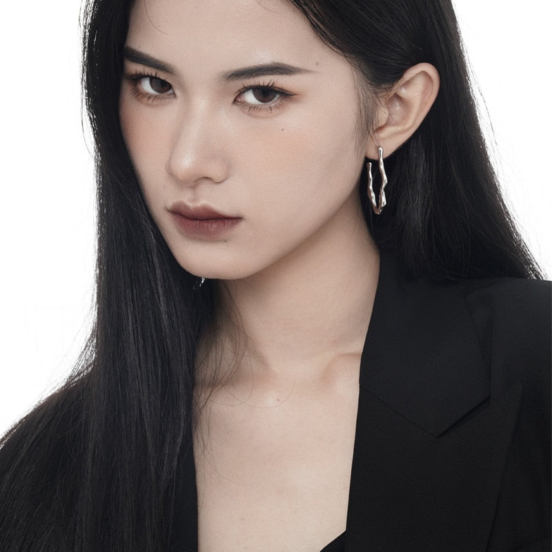 Freiform-Filigran-Ohrstecker E1233