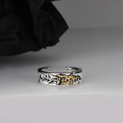 Goldener Filigran-Ohrring E1133, 1 Stück