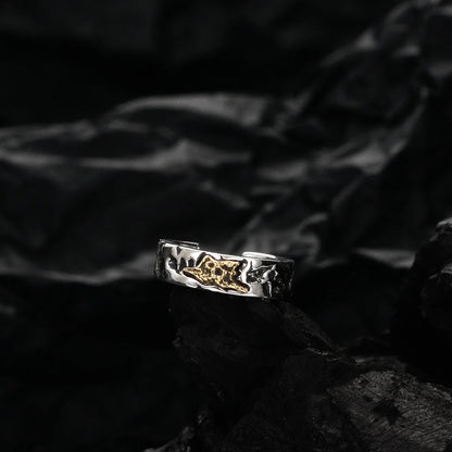 Goldener Filigran-Ohrring E1133, 1 Stück