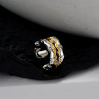 Goldener Inlay Wide Ear Cuff E1132, 1 Stück