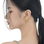 Verspielte Liquid Ear Cuffs E1196 1 Stück
