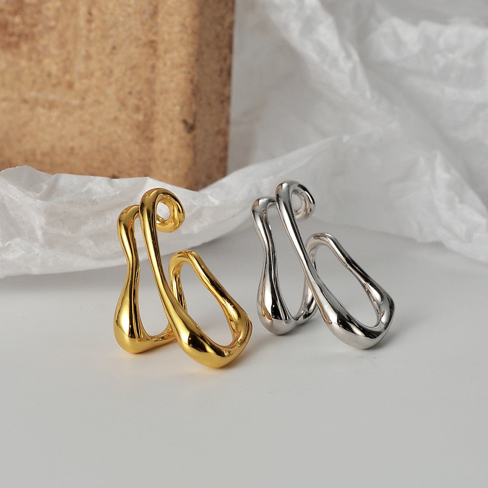 Verspielte Liquid Ear Cuffs E1196 1 Stück