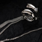 Lange Quaste Original Ohrring E1174, 1 Stück