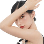 Jade Unregelmäßig gezogenes Kettenarmband B1006
