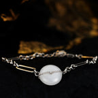 Jade Unregelmäßig gezogenes Kettenarmband B1006