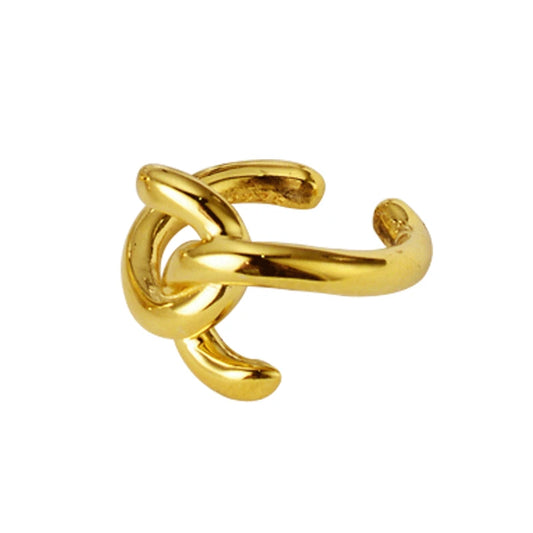 Solider Knoten-Ohrring E1107, 1 Stück