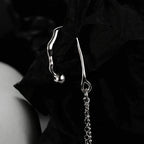 Quastenkette Alien Haken Ohrstecker E1136, 1 Stück