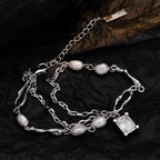 Ketten Barockperlen Armband B1047