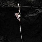 Rosa Emaille Ear Cuff E1110, 1 Stück