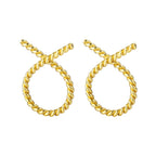 Knoten-Fliege-Ohrringe E1190