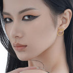 Knoten-Fliege-Ohrringe E1190