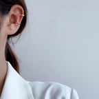 Unregelmäßiger Liquid Hoop Ear Cuff E1097 1 Stück