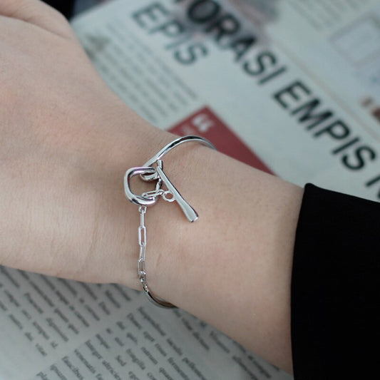 Dickes Draht-T-Bar-Armband B1037