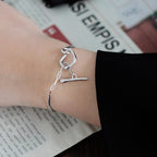 Dickes Draht-T-Bar-Armband B1037