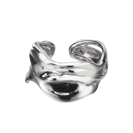 Breiter naturalistischer Ear Cuff E1223, 1 Stück