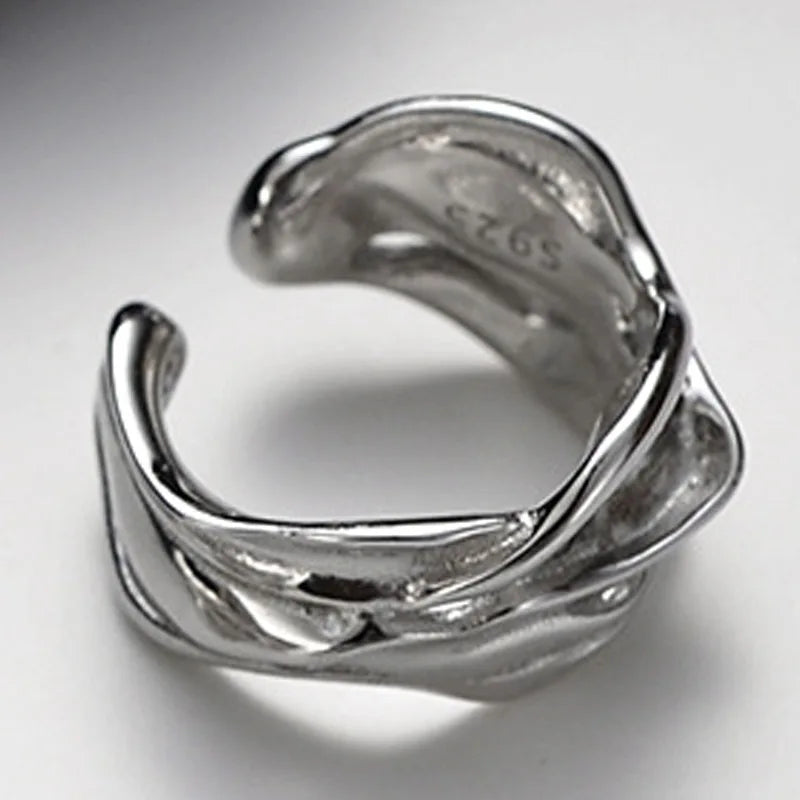 Breiter naturalistischer Ear Cuff E1223, 1 Stück