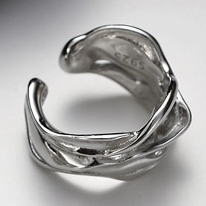 Breiter naturalistischer Ear Cuff E1223, 1 Stück