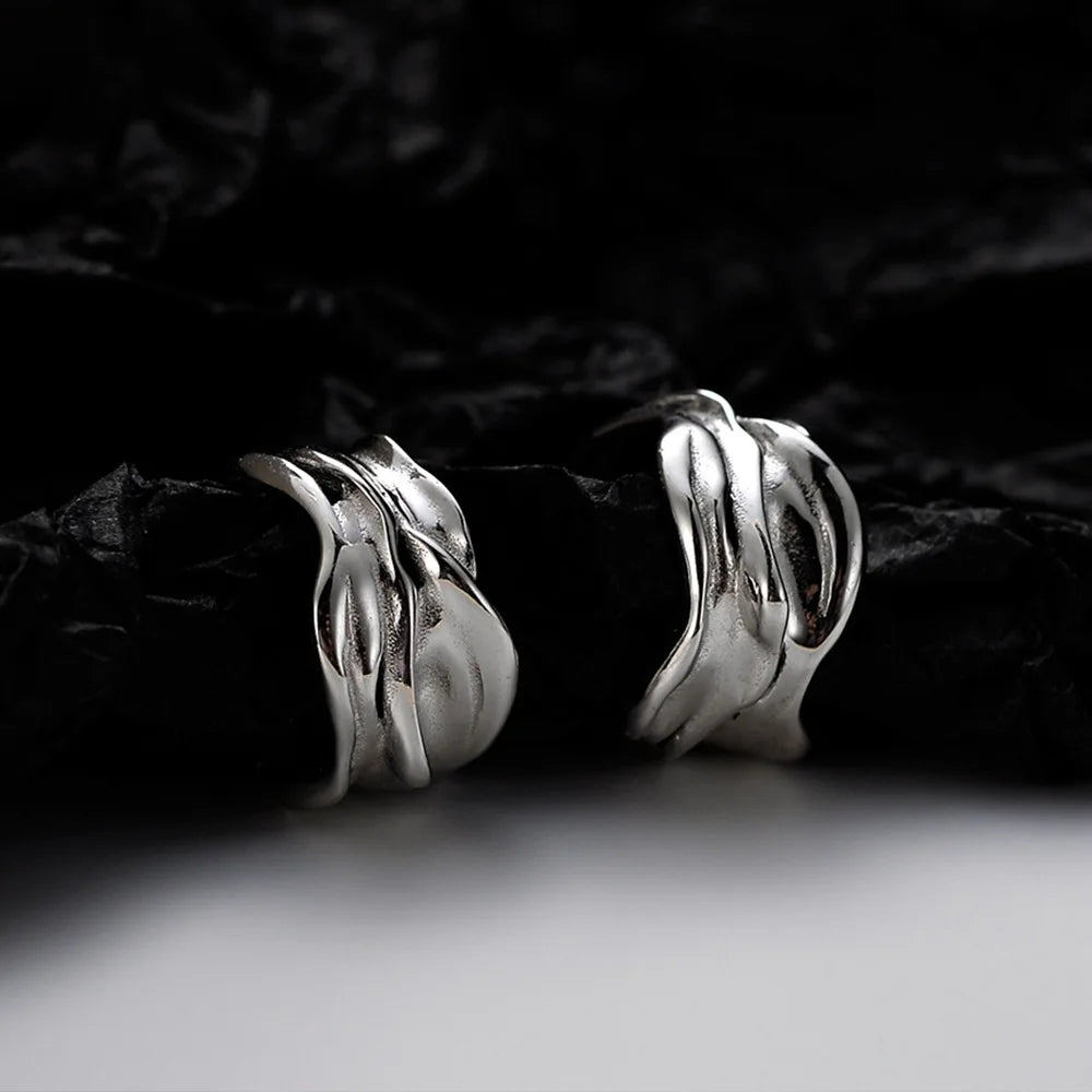 Breiter naturalistischer Ear Cuff E1223, 1 Stück