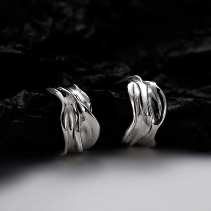 Breiter naturalistischer Ear Cuff E1223, 1 Stück