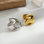 Wirbelnder, klobiger, ungewöhnlicher Ring R1055