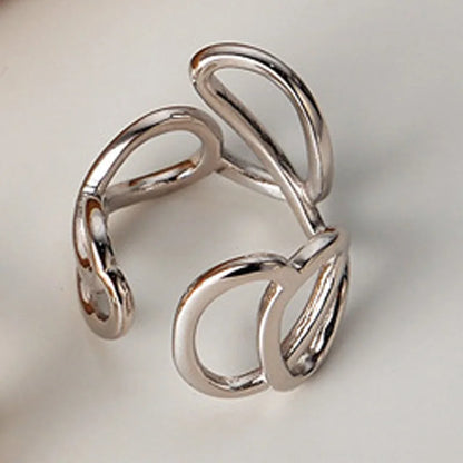Ring mit massivem Drahtmuster R1076
