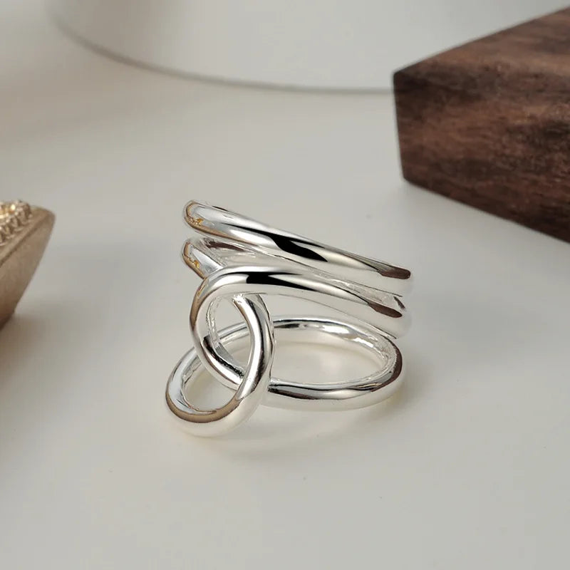 Massiver Drahtreifenring R1054