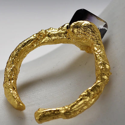 Solitärring mit grobem Zirkonia, R1181