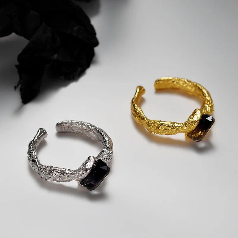Solitärring mit grobem Zirkonia, R1181