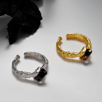 Solitärring mit grobem Zirkonia, R1181