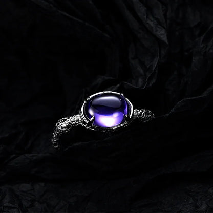 Lila Geburtssteinring R1212