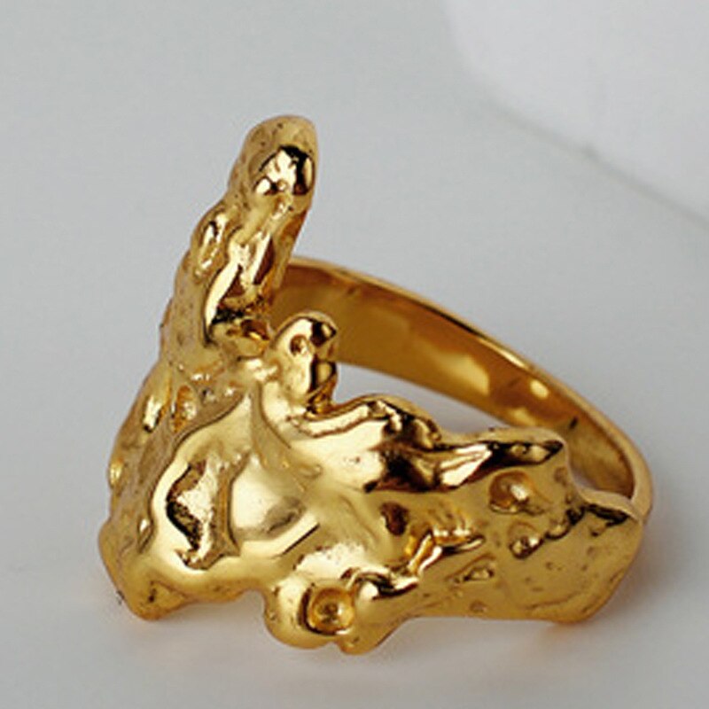 Dicker abstrakter Knitterring R1057