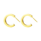 Dicke C-förmige Ohrringe E1019