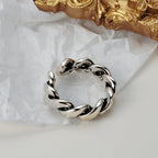 Dicker antiker Seilkettenring R1072