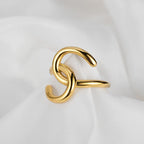 Offener Ring aus dickem Draht R1056