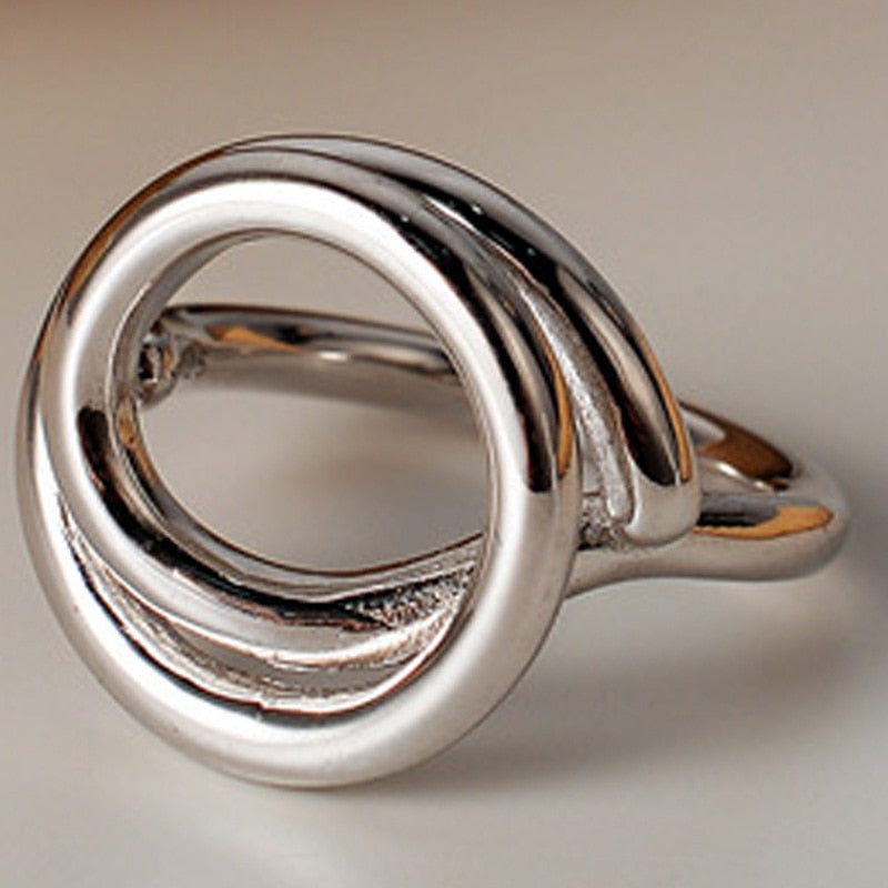 Dicker Draht Asymmetrischer Ring R1124