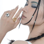 Dicker Draht Asymmetrischer Ring R1124