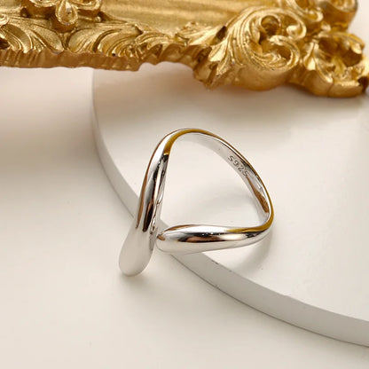 Wasserfiligraner offener Ring R1139