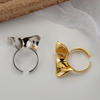 Unregelmäßiger Ring mit Wellenmuster R1048