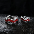 Gewellter, klobiger Ring R1216