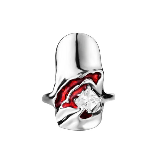Totenkopf-Element-Nagelring R1203