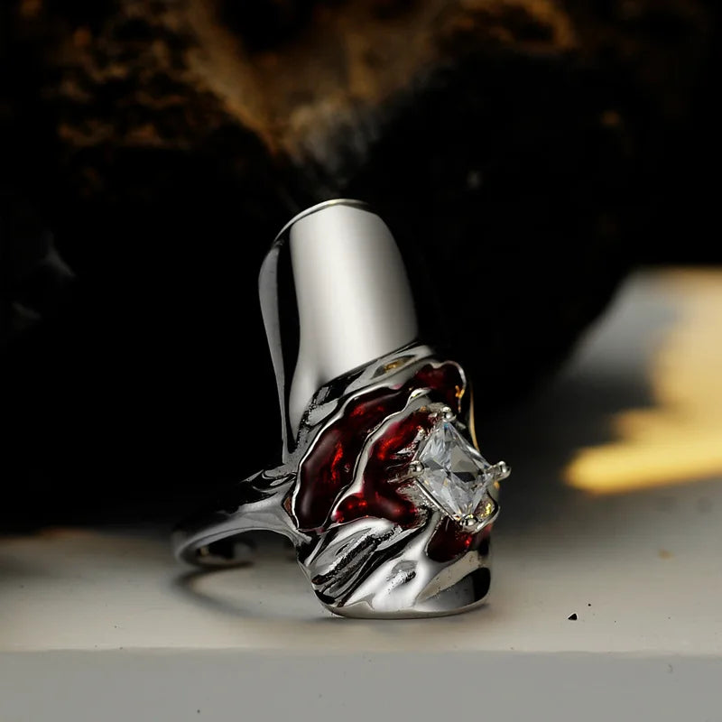 Totenkopf-Element-Nagelring R1203