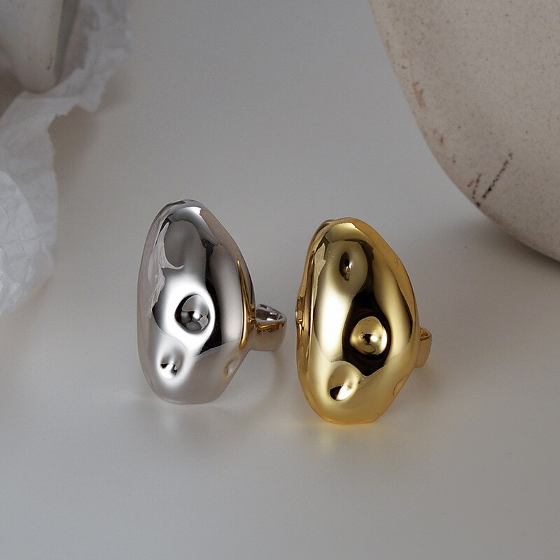 Breiter, klobiger Bohnenring R1012