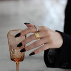 Breiter, klobiger Facettenring R1011